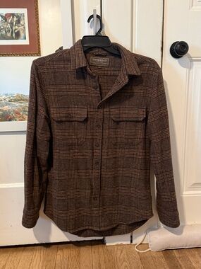 Thursday Boot Company Brown Plaid Button-Down Shirt